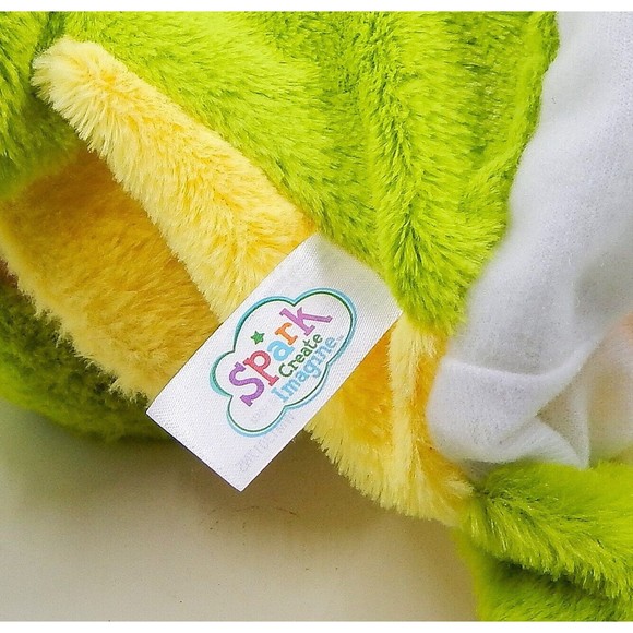 Spark Create Imagine Green Frog Croaking Ribbit Sound Plush Hand Puppet - Picture 4 of 9